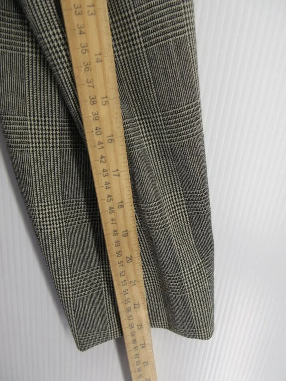 VGT Christian Dior Suit 12 Wool 2 Piece Pants Houndstooth USA 30X30 *